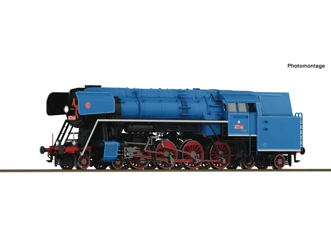 7100033 - Stoomlocomotief 477 008, ČSD